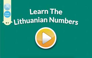 SensoryBox - Lithuanian Digits poster