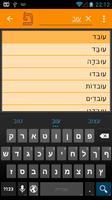 IRIS Hebrew Verbs screenshot 2