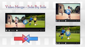 Merge Video - Side By Side syot layar 1