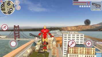 Super Iron Rope Hero - Fighting Gangstar Crime تصوير الشاشة 2