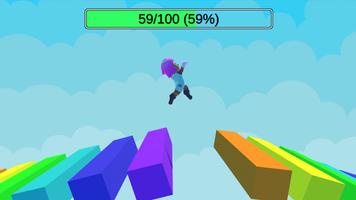Obby Leela Parkour: Tower Hell captura de pantalla 1