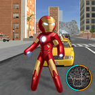 Iron Stickman Rope Hero Fighting Gangstar Crime icono