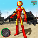 Frog Iron Stickman Rope Hero - Gangstar OffRoad 2 APK