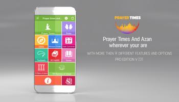 Prayer Times PRO , Auto Azan Reminder poster