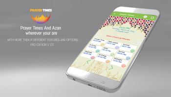 Prayer Times PRO , Auto Azan Reminder اسکرین شاٹ 2