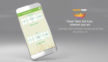 3 Schermata Prayer Times PRO , Auto Azan Reminder