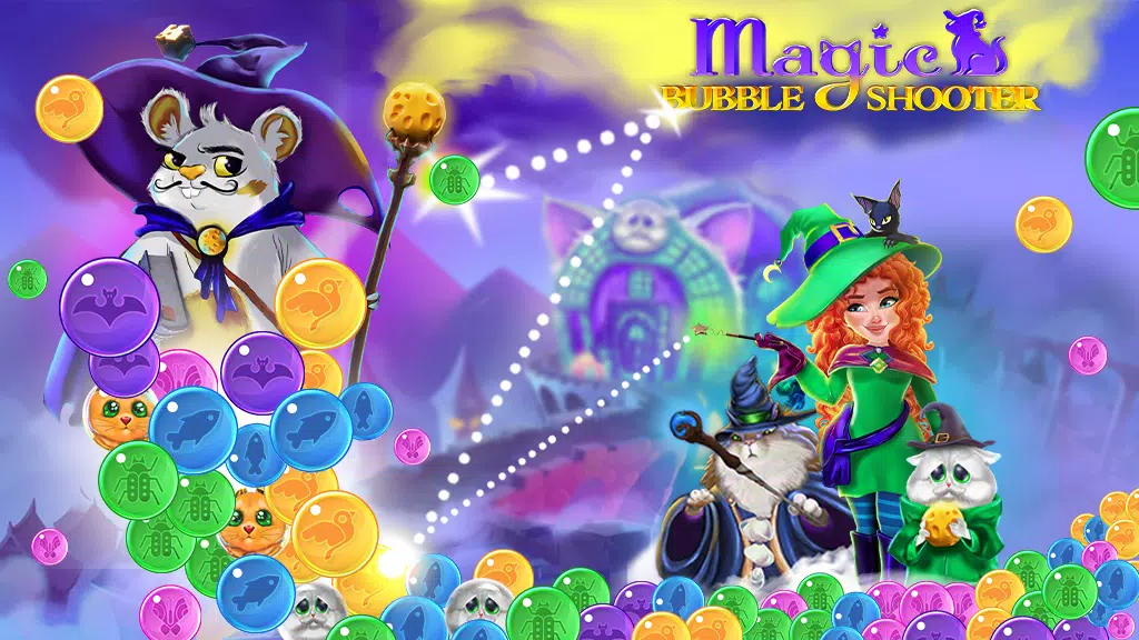 Bubble Witch Shooter Magical Saga em Jogos na Internet