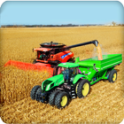 simulator pertanian traktor 3D ikon