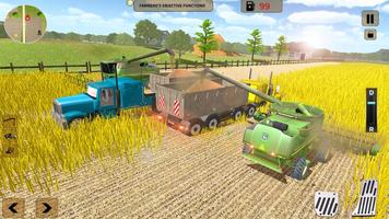 simulateur d'élevage tracteurs Affiche