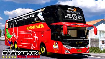 Mod Bus Pariwisata Full Strobo الملصق