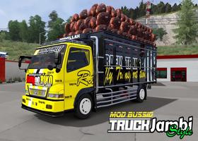 Mod Bussid Truk Jambi Style الملصق