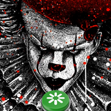 Scary Horror Clown Pennywise أيقونة