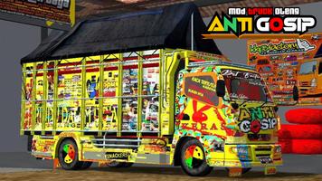 Mod Truk Oleng Anti Gosip الملصق