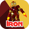 ”Iron Hero Man mod สำหรับ mcpe