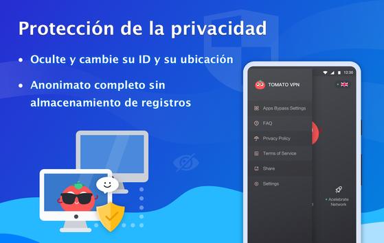 Tomato VPN | VPN Proxy captura de pantalla 4