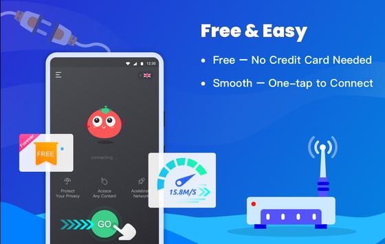 Free VPN Tomato | Fastest Free Hotspot VPN Proxy 截图 1