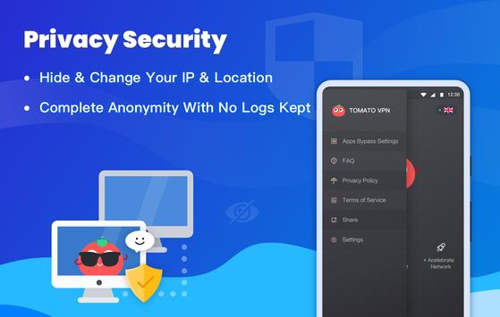 Free VPN Tomato | Fastest Free Hotspot VPN Proxy 截图 4