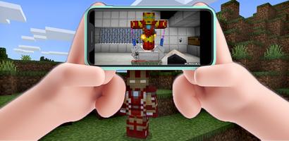 Iron Man Mod Minecraft captura de pantalla 1