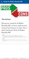 Guide For iRobot Roomba 981 スクリーンショット 1