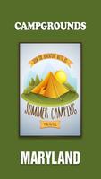 Maryland State RV Parks & Campgrounds poster