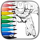Coloriages Super Héros icône