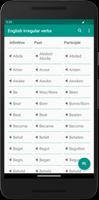 English Irregular Verbs پوسٹر