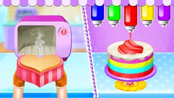 Sweet Cake Maker Cake Game پوسٹر