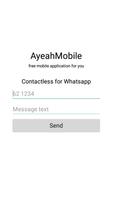 Contactless Whatsapp Affiche