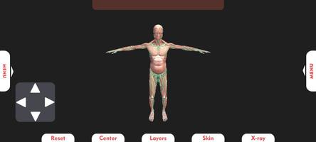3D Human Anatomy Learning App اسکرین شاٹ 1