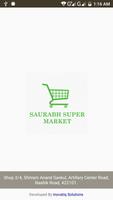 Saurabh Super Market الملصق