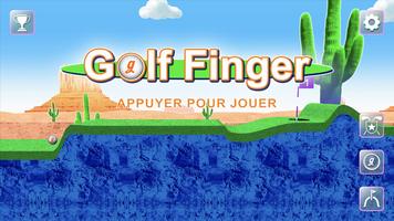 Golf Finger Affiche