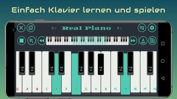 Echtes Klavier Plakat