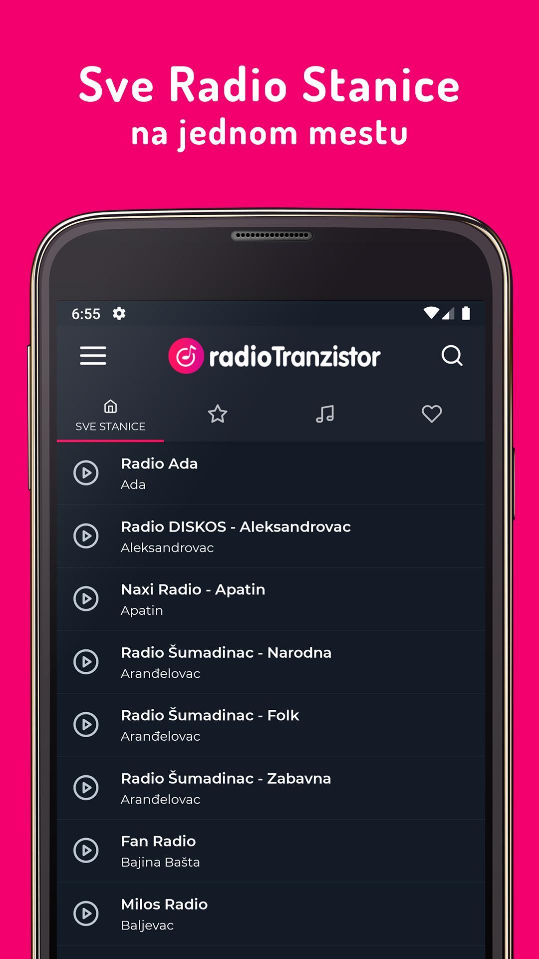 Radio Tranzistor für Android - APK herunterladen