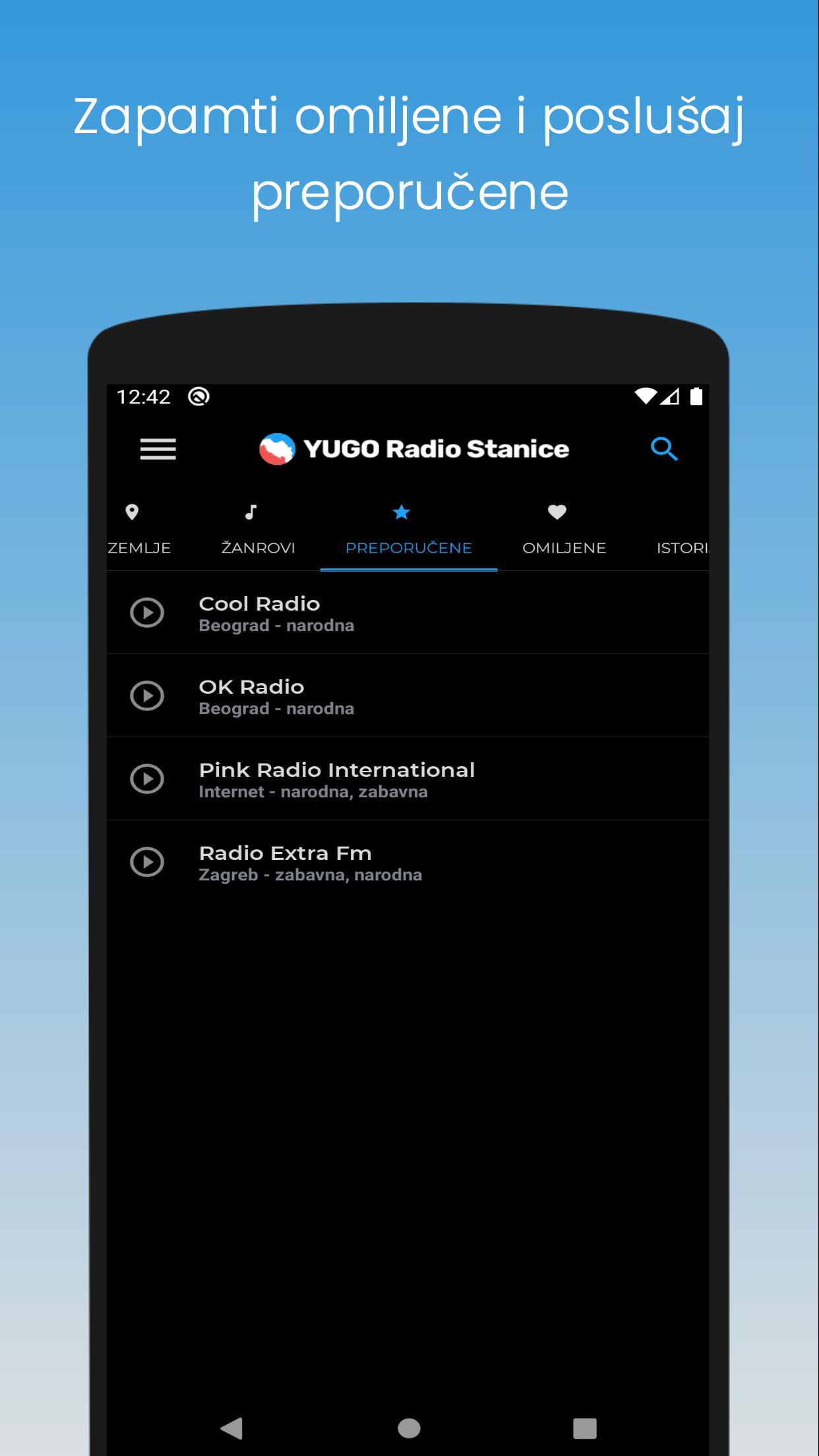 Yugo Radio Stanice for Android - APK Download