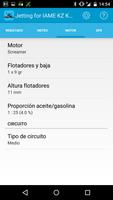 Carburación para IAME KZ Kart captura de pantalla 2
