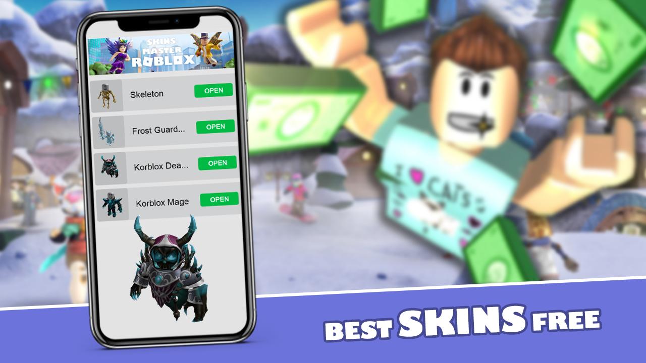 Skins Master For Roblox For Android Apk Download - download roblox skins for android free latest version