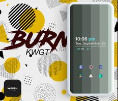 برنامه‌نما Burn KWGT عکس از صفحه