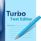 Turbo Text Editor - Simple Notepad icône