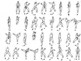 3 Schermata Apprendimento del movimento di base del Taekwondo