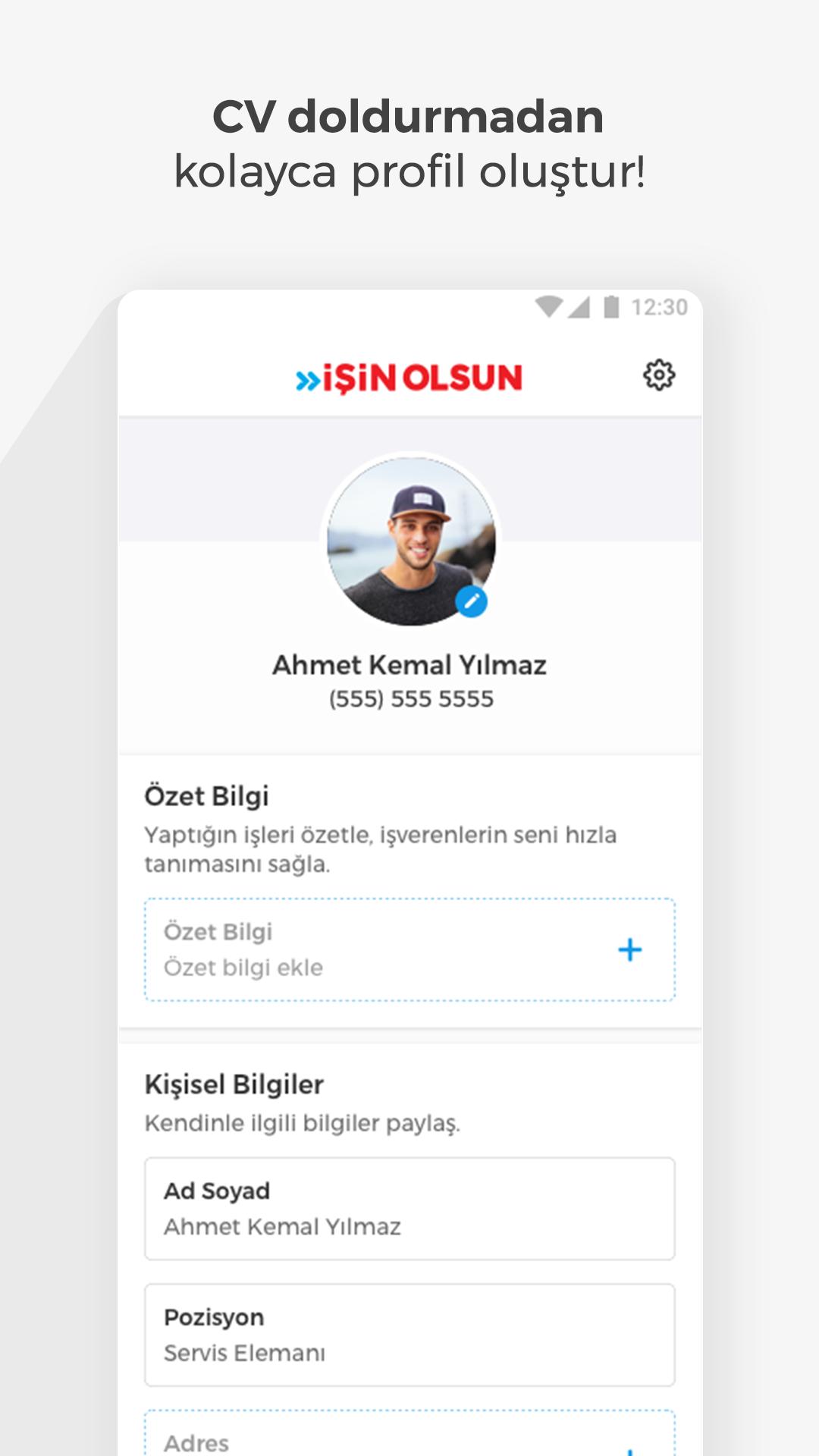 android icin isin olsun apk yi indir