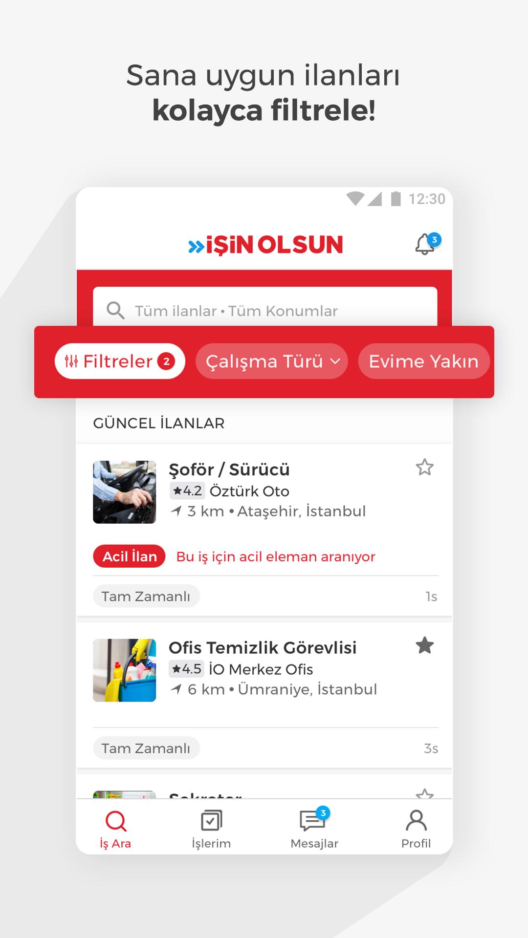 android icin isin olsun apk yi indir