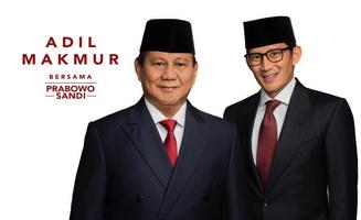Prabowo Sandi WAStickerApps plakat
