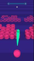 Basket throw: cup pong ball ga الملصق