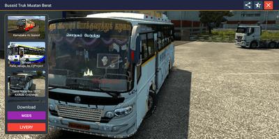 Mod Truk Muatan Berat Bussid captura de pantalla 2