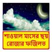 শাওয়াল মাসের ছয় রোজার গুরুত্ব