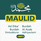 Maulid Diba', Barzanji, Burdah simgesi