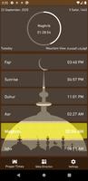 Islamic Prayer Times Plakat
