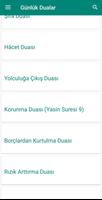 Günlük Dualar تصوير الشاشة 1