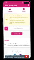 Video Downloader for Instagram and Facebook. plakat