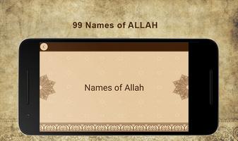 99 Names of Allah Affiche